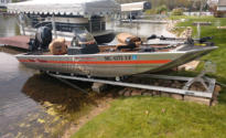 Boat ramp with max weight of 2000