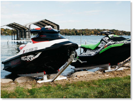 two jet ski ramps