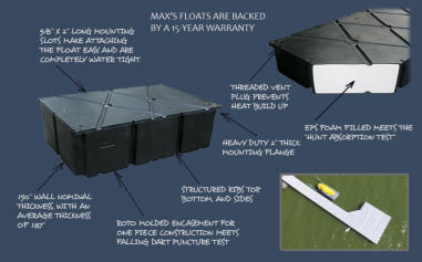 Floating dock specs